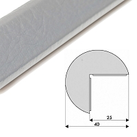 Ochranný profil 2, světle šedá, Ø 4 cm × 500 cm